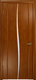дверь Спациа-лепесток ДО Темный анегри, белый триплекс